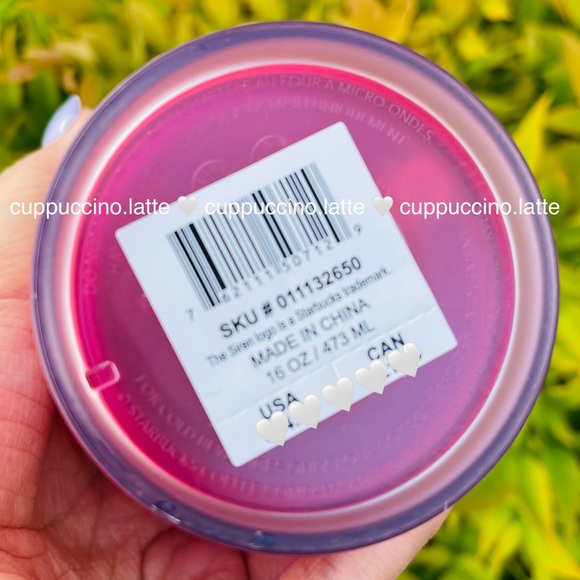 🍓LAST SET🌻Starbucks Summer 2022 Soft Touch Floral Pink & Green Grande Tumblers - Picture 9 of 16